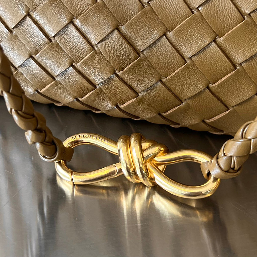 Bottega Veneta Small Andiamo 25cm Brown Lambskin Bag
