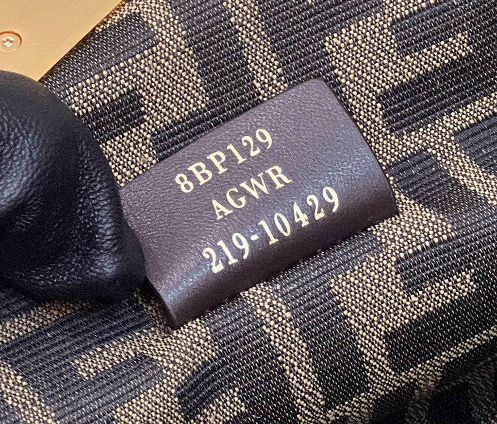 Fendi First Small 26 White Leather Bag with Exotic Details