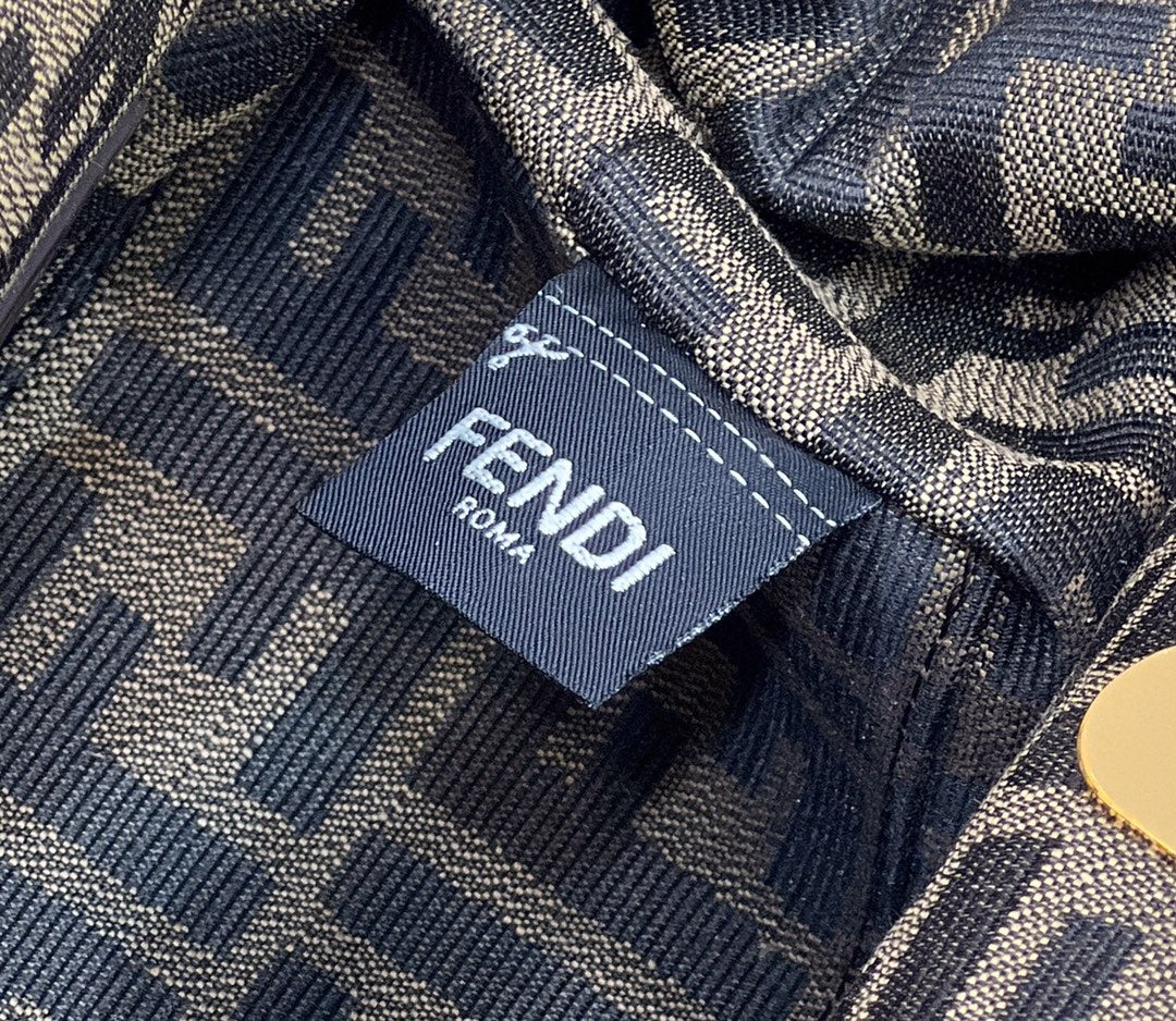 Fendi First Small 26 White Leather Bag with Exotic Details
