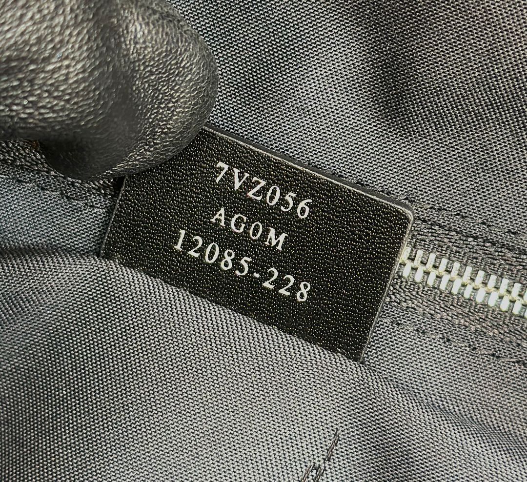 Fendi Strike Large 46 Ff Midnight Blue Jacquard Fabric Backpack