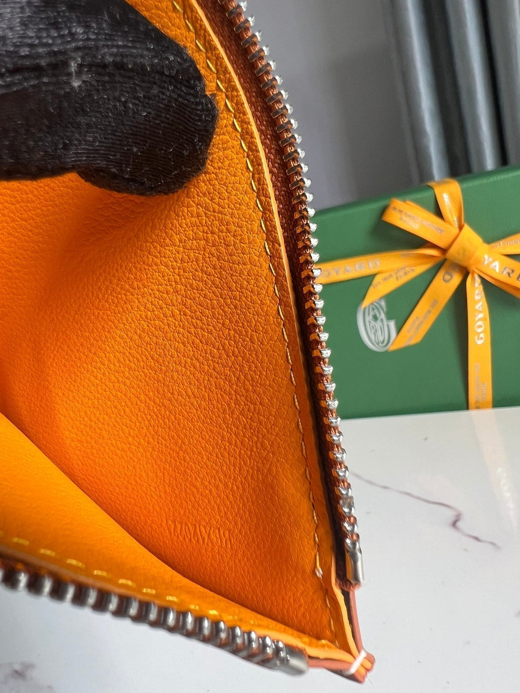 Goyard Insert Louise 21 in Brown Goyardine Canvas Bag