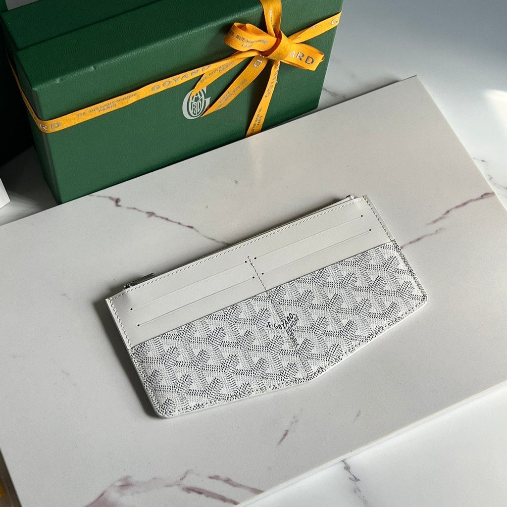 Goyard Insert Louise 21 in White Goyardine Canvas Bag