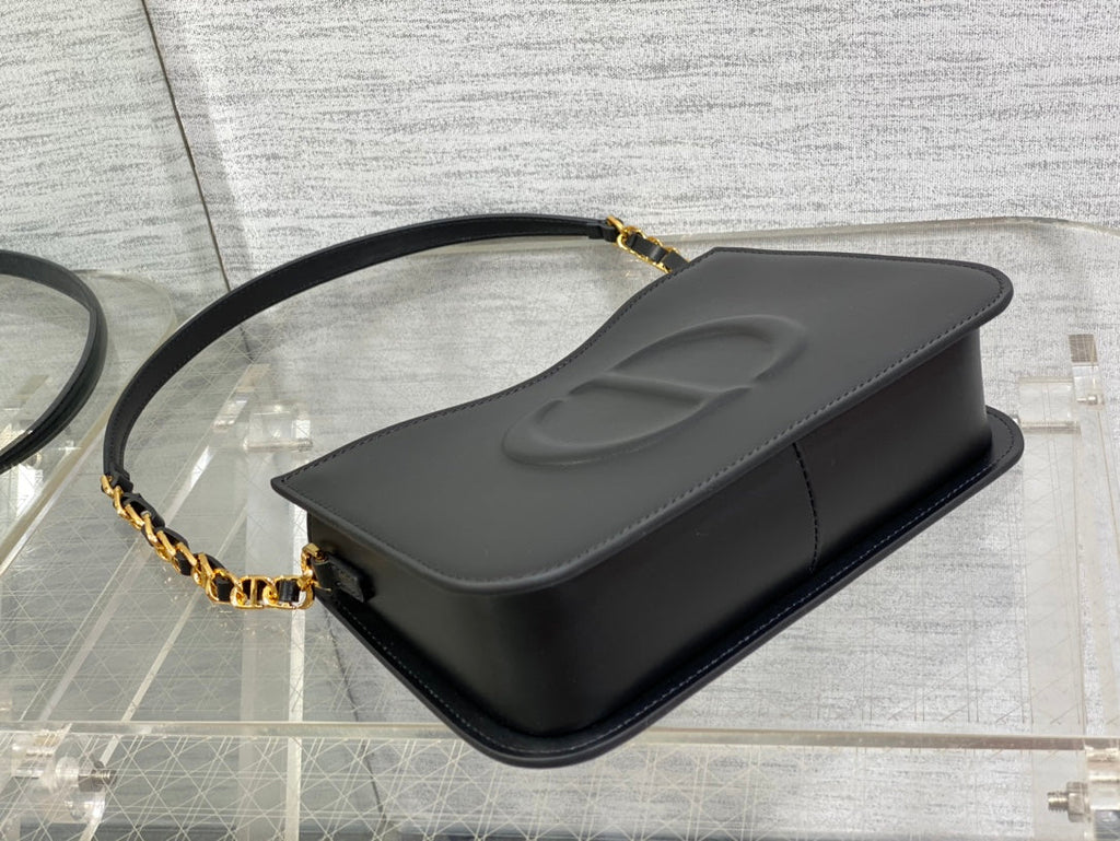 Dior Hobo Signature 23 Bag in Black Lambskin