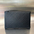 Bottega Veneta Intrecciato 30 in Black Lambskin Bag