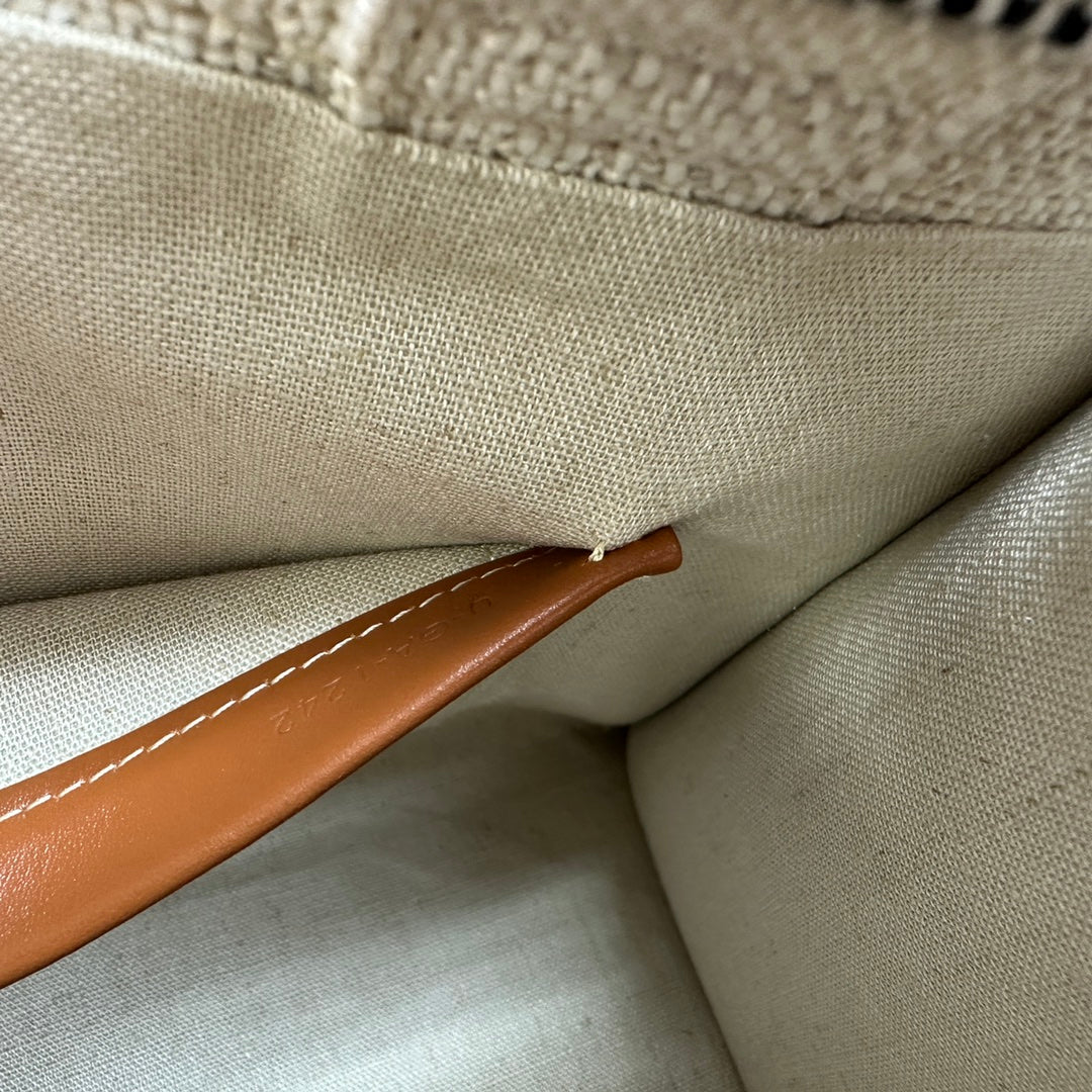 Celine Cabas Thais 26 Calfskin Grey Bag