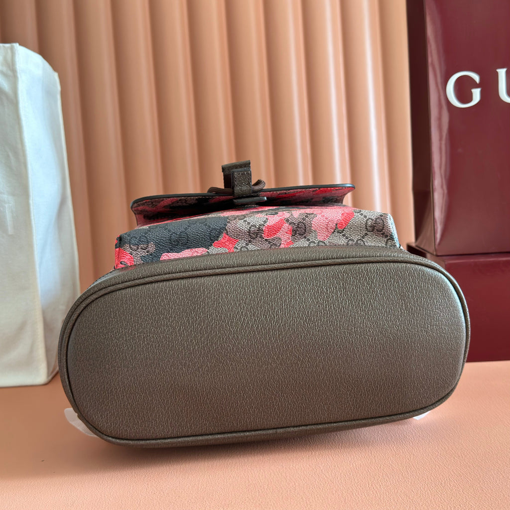 Gucci 26S Backpack 46 in Multicolor Coated Canvas Style 1
