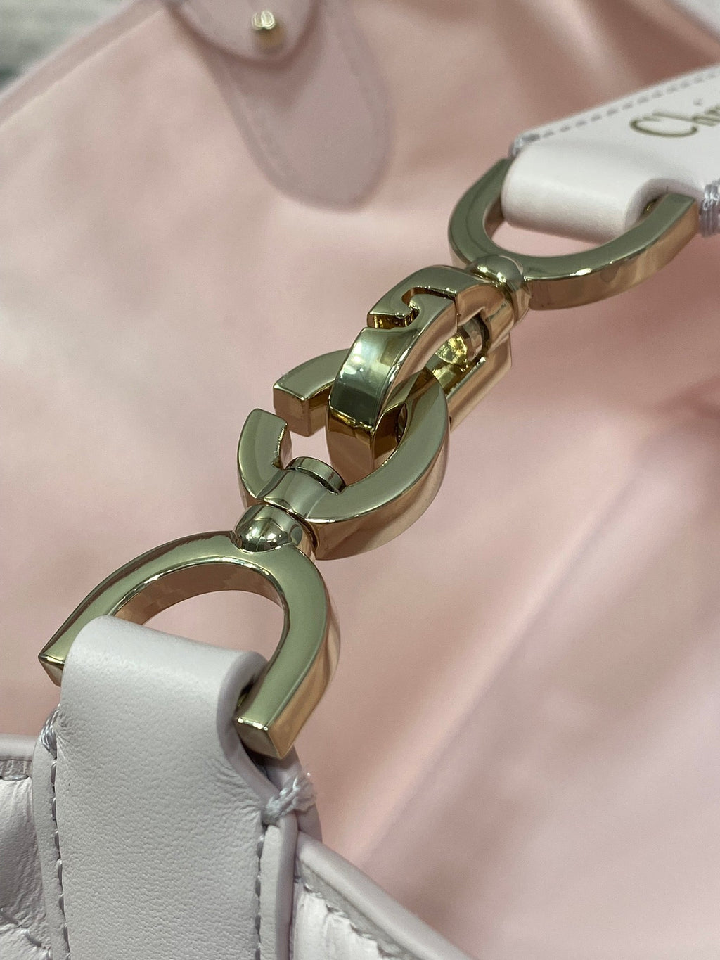 Dior Always Mini 23 Bag in Light Pink Macrocannage Calfskin