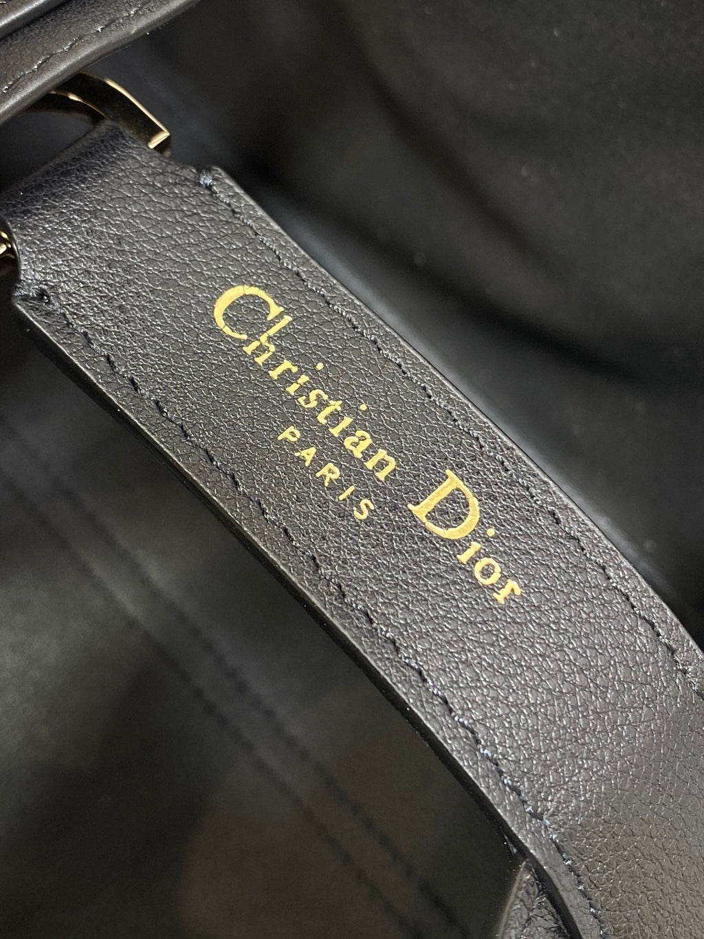 Dior Always Mini 23 Bag in Black Macrocannage Calfskin