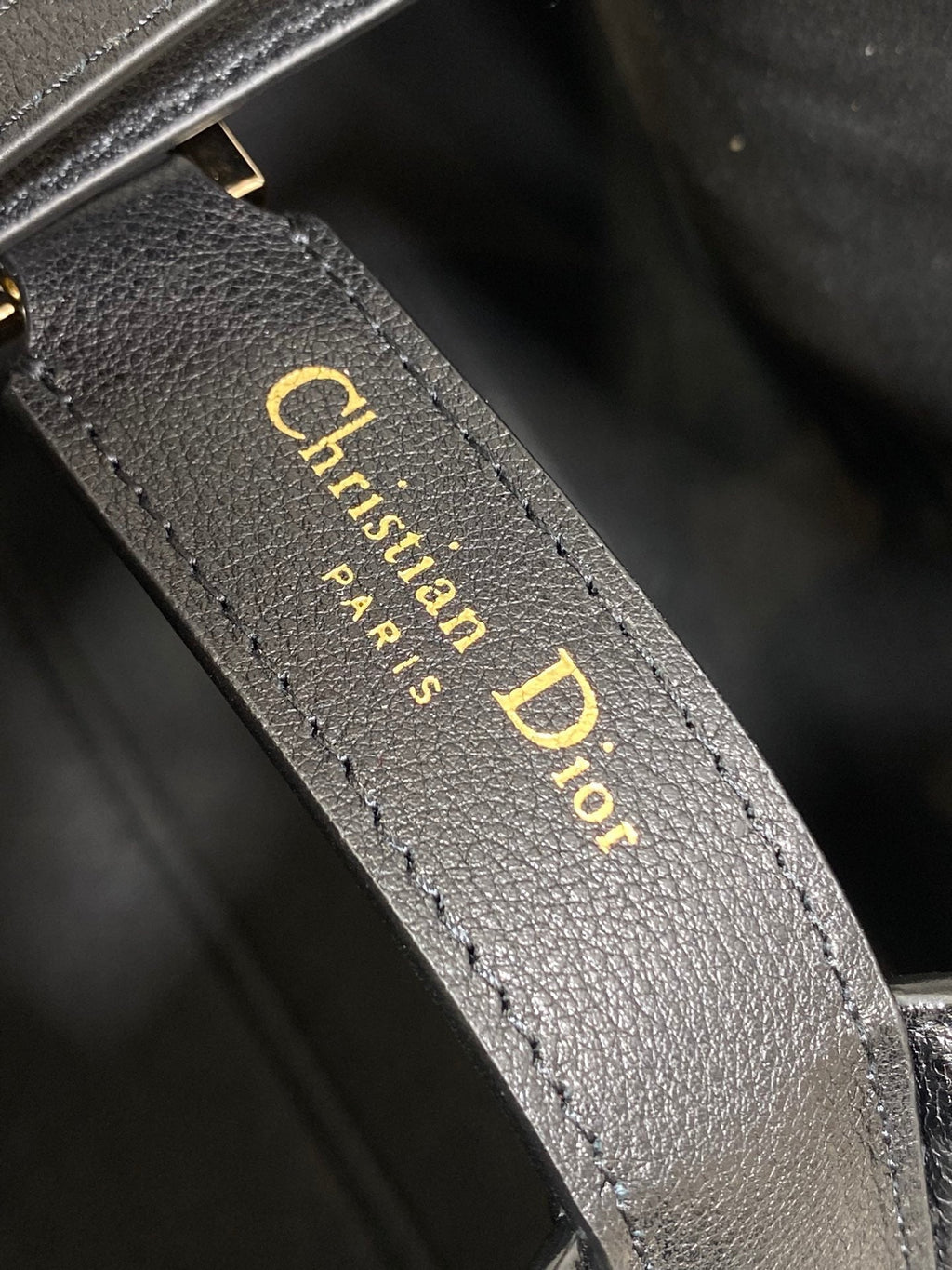 Dior Always Medium 28 Bag in Black Macrocannage Calfskin