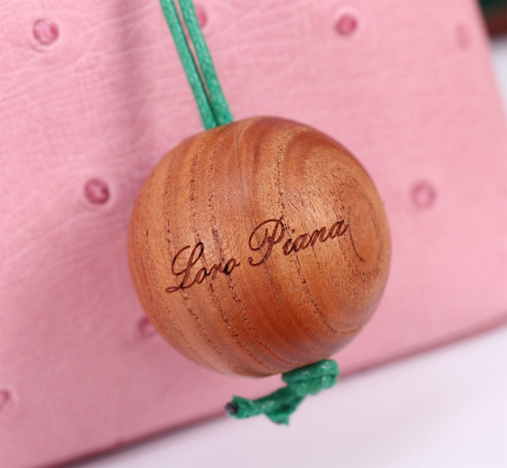 Loro Piana Extra Pocket L19 in Baby Pink Ostrich Leather Bag