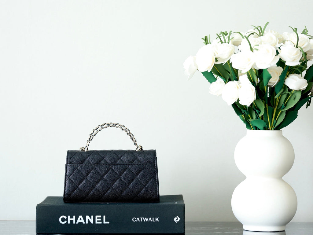 Chanel 25S Kelly in Black Lambskin with Gold Hardware Bag
