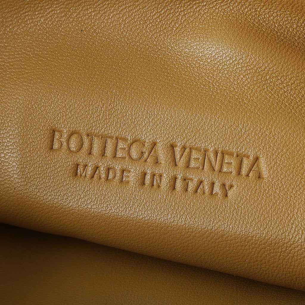 Bottega Veneta 25S Mini Jodie 36 in Warm Bronze Calfskin Gold Hardware Bag