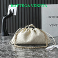 Bottega Veneta 25S Dustbag Notte 33 in Ivory Calfskin Gold Hardware Bag
