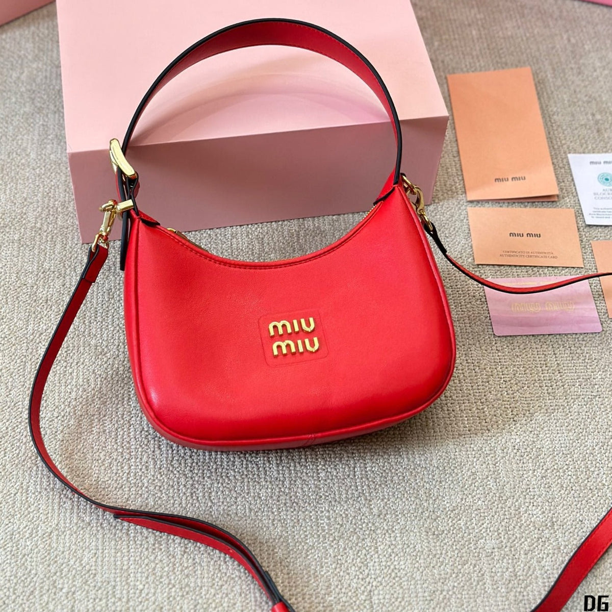 Hobo 20 Bag in Cherry Red Calfskin