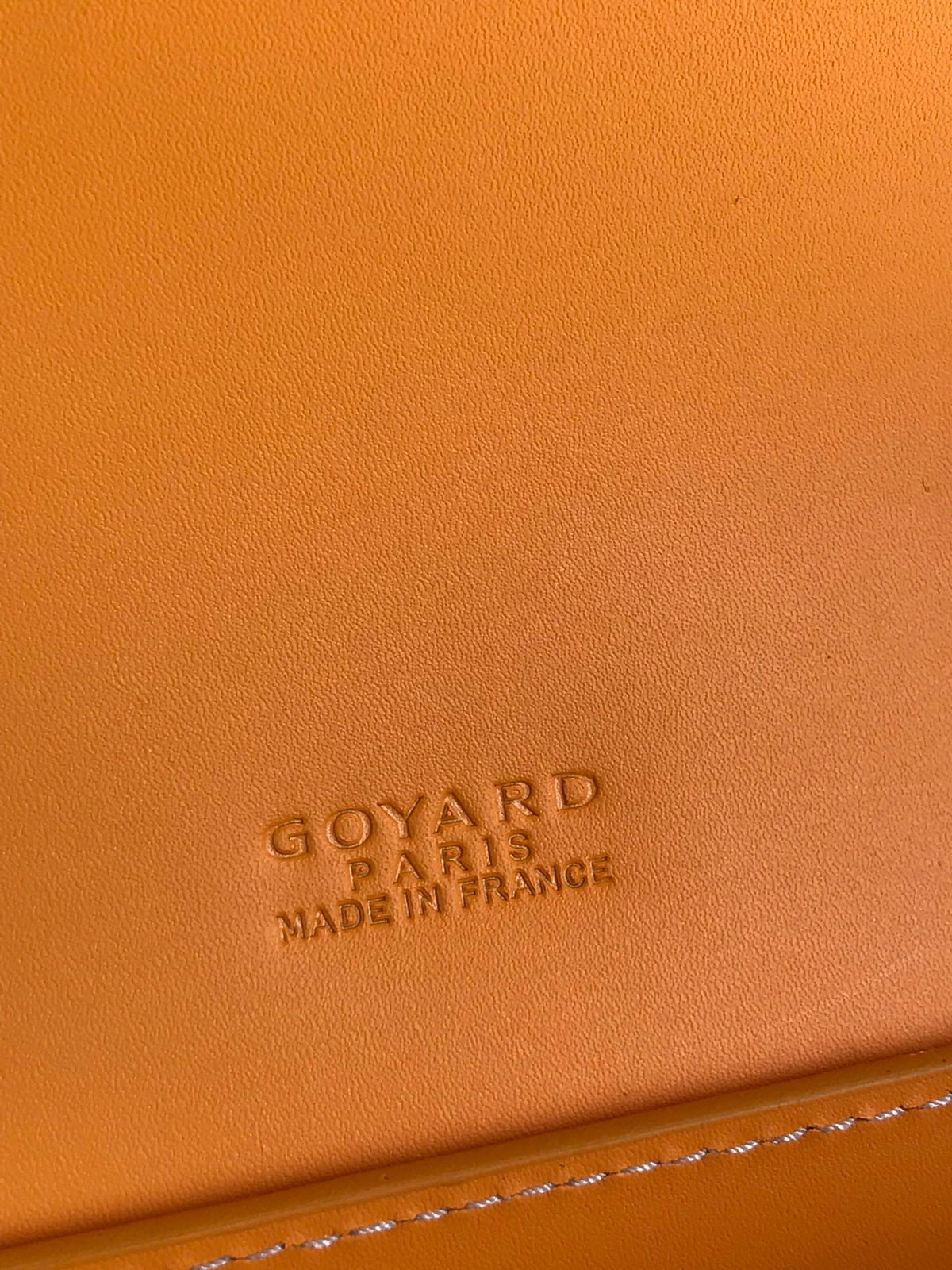 Goyard Duchesse Marie-Caroline Bag 25 in Yellow Goyardine Canvas and Smooth Calfskin
