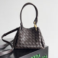 Bottega Veneta Bv Small Parachute 21 Chocolate Lambskin Ghw Bag