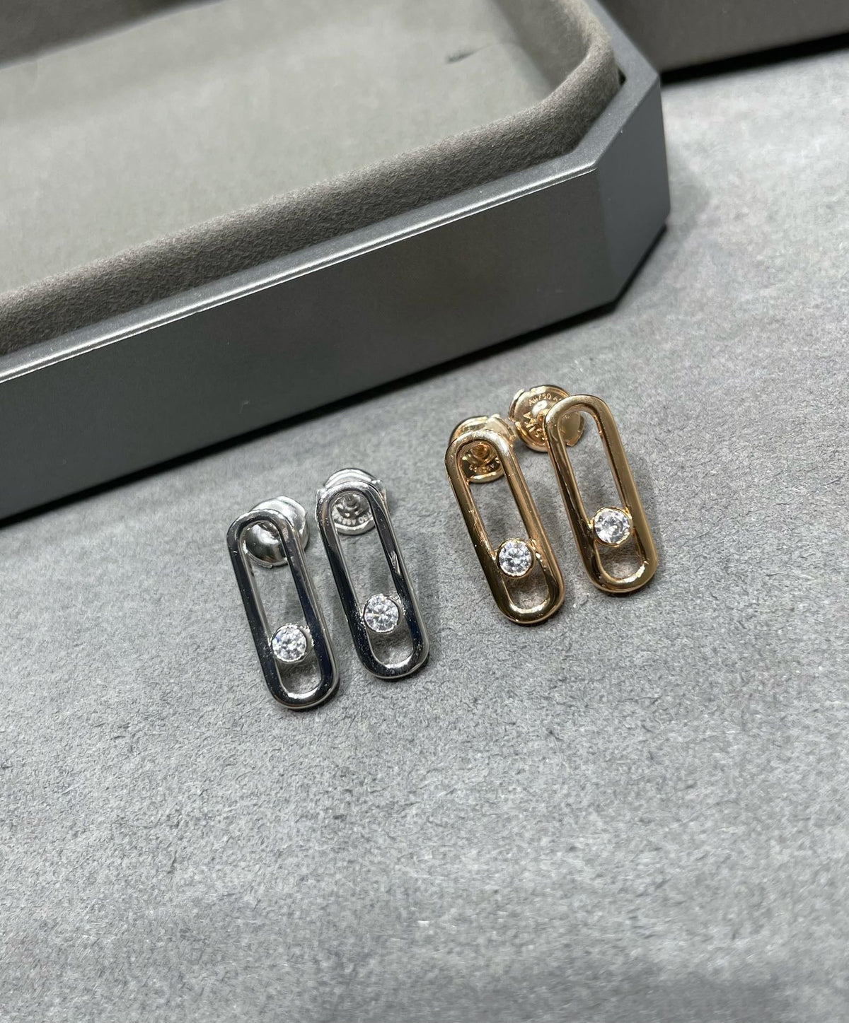 Messika Move Uno Small 1 Cubic Zirconia Earrings