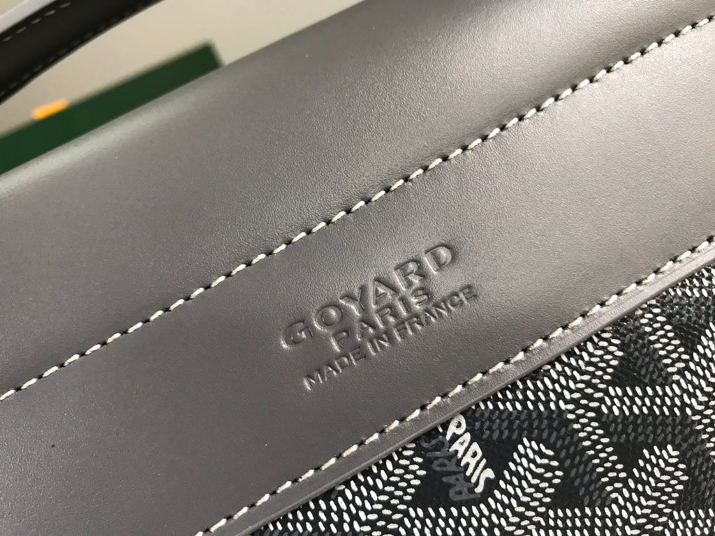 Goyard Citadin Bag 38cm Grey Canvas